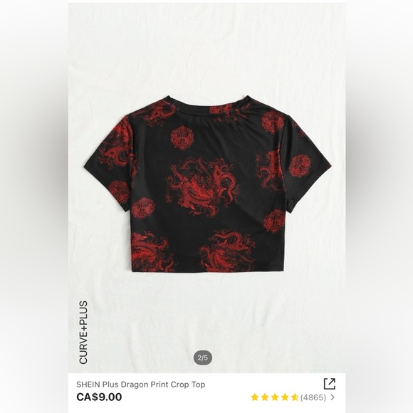 I am selling a Shein crop top. - Picture 2 of 4